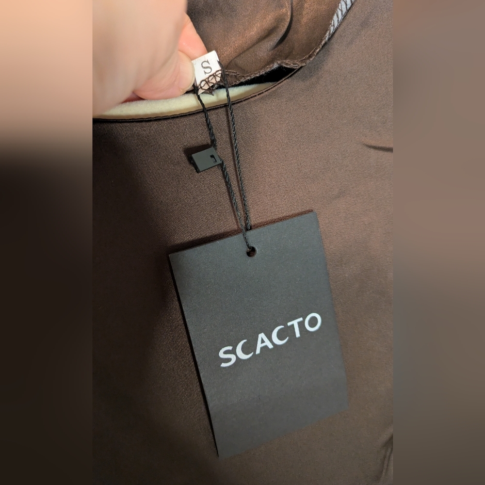 Scacto Brown Evening Gown - Picture 4 of 7